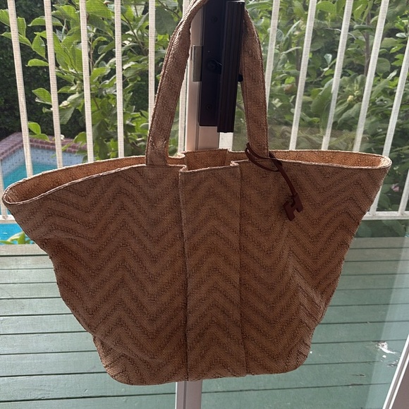 HAREMLIQUE raffia beach/tote bag great condition - Picture 4 of 11